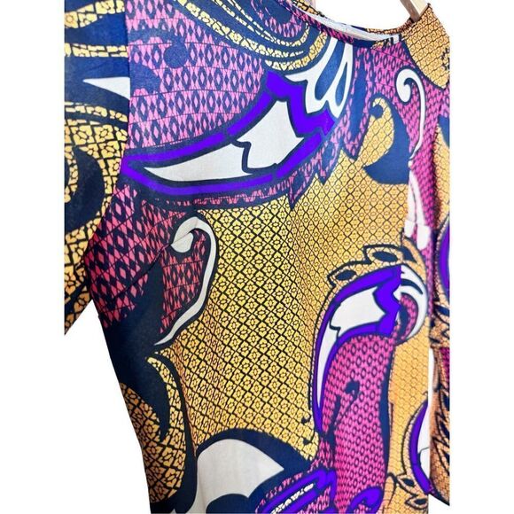 New York & company multicolor bold mini shirt dress sz S - Picture 2 of 5